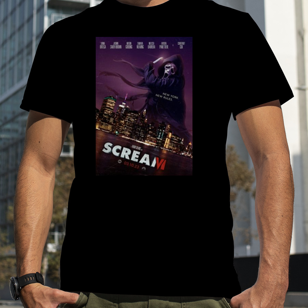 The Horror City Scream 6 2023 shirt