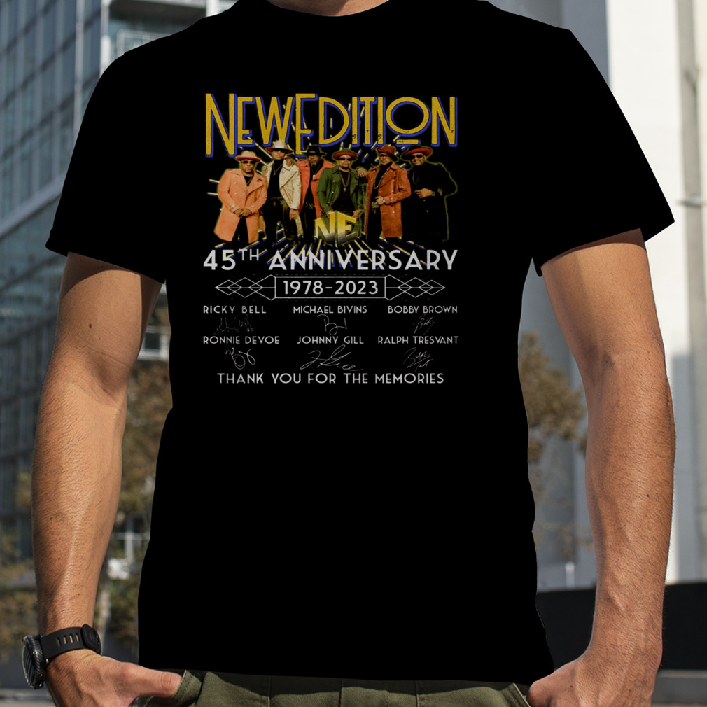 Vintage New Edition 45 Years Annyversary Shirt