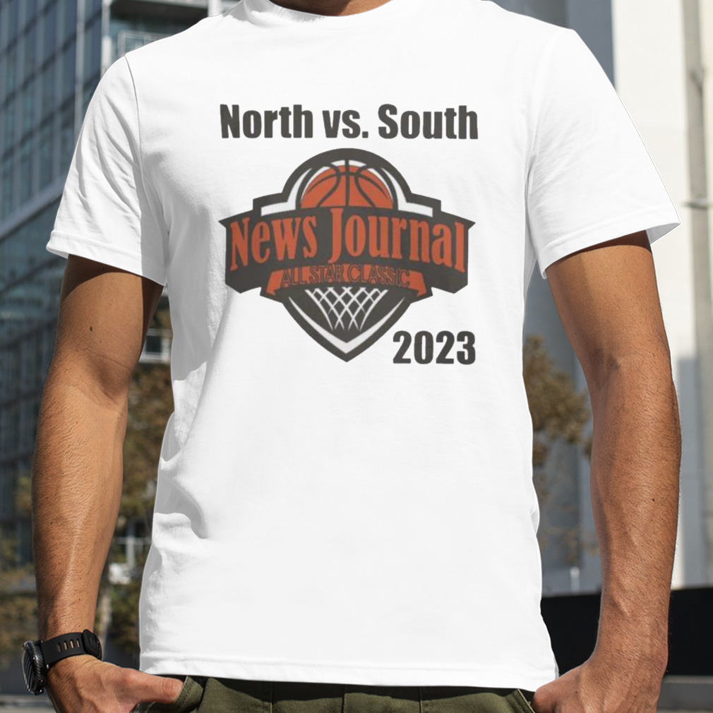 north vs South 2023 Commemorative T-Shirt 44th News Journal All-Star Shirt