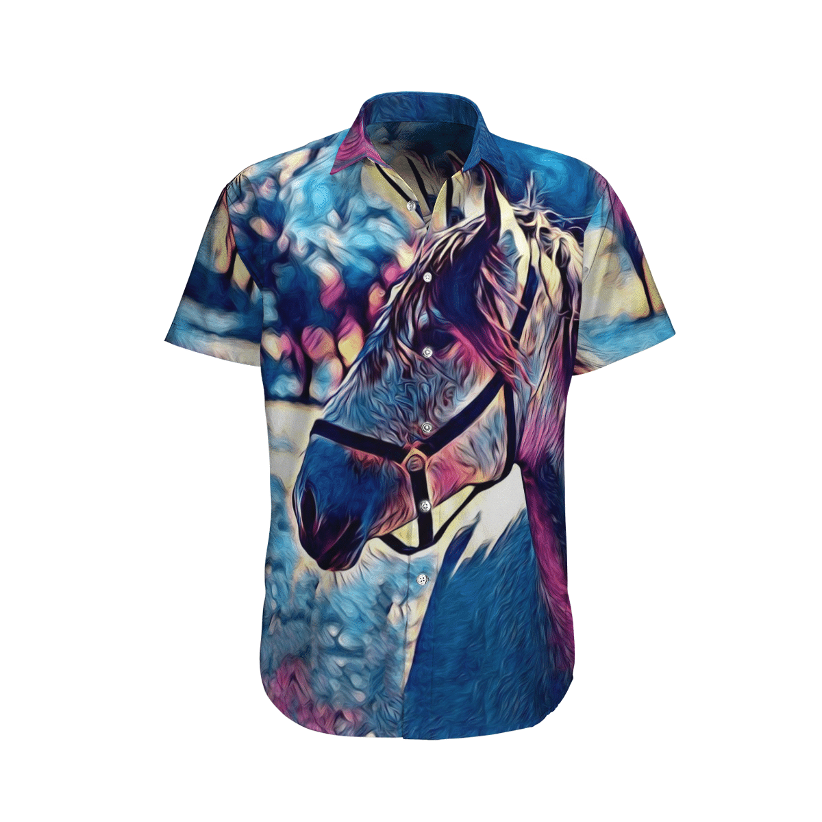 Horse  Blue Awesome Design Unisex Hawaiian Shirt For Men And Women Dhc17063578