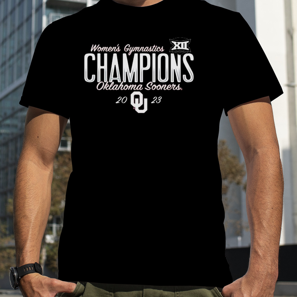 Oklahoma Sooners 2023 Big 12 Women’s Gymnastics Tournament Champions T-Shirt