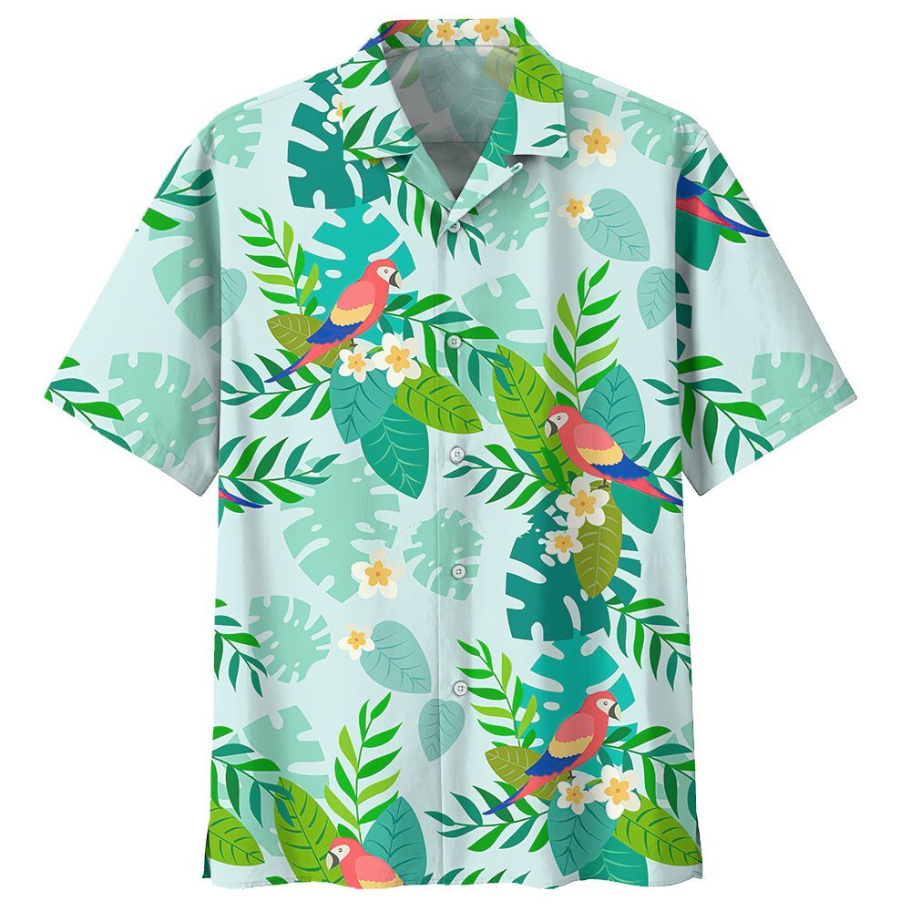 Parrot Blue Unique Design Unisex Hawaiian Shirt For Men And Women Dhc17062992