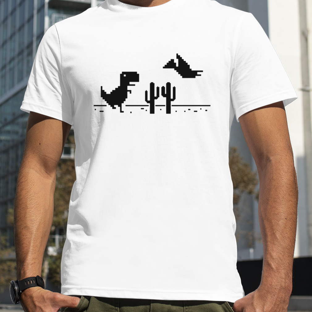 Trex Runner Google Offline Dinosaur Game shirt