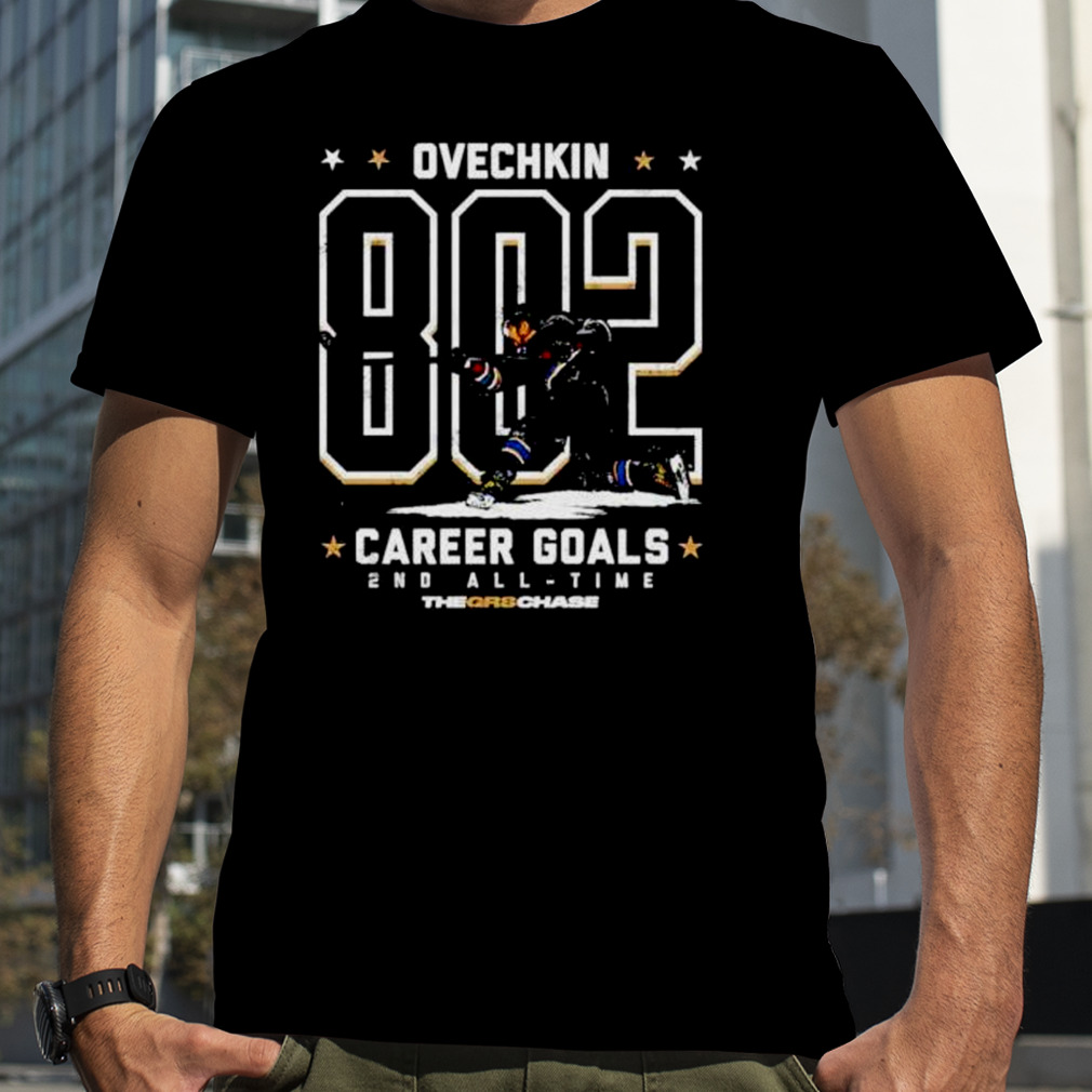 Alex Ovechkin Washington Capitals 802 career goals 2nd all time shirt