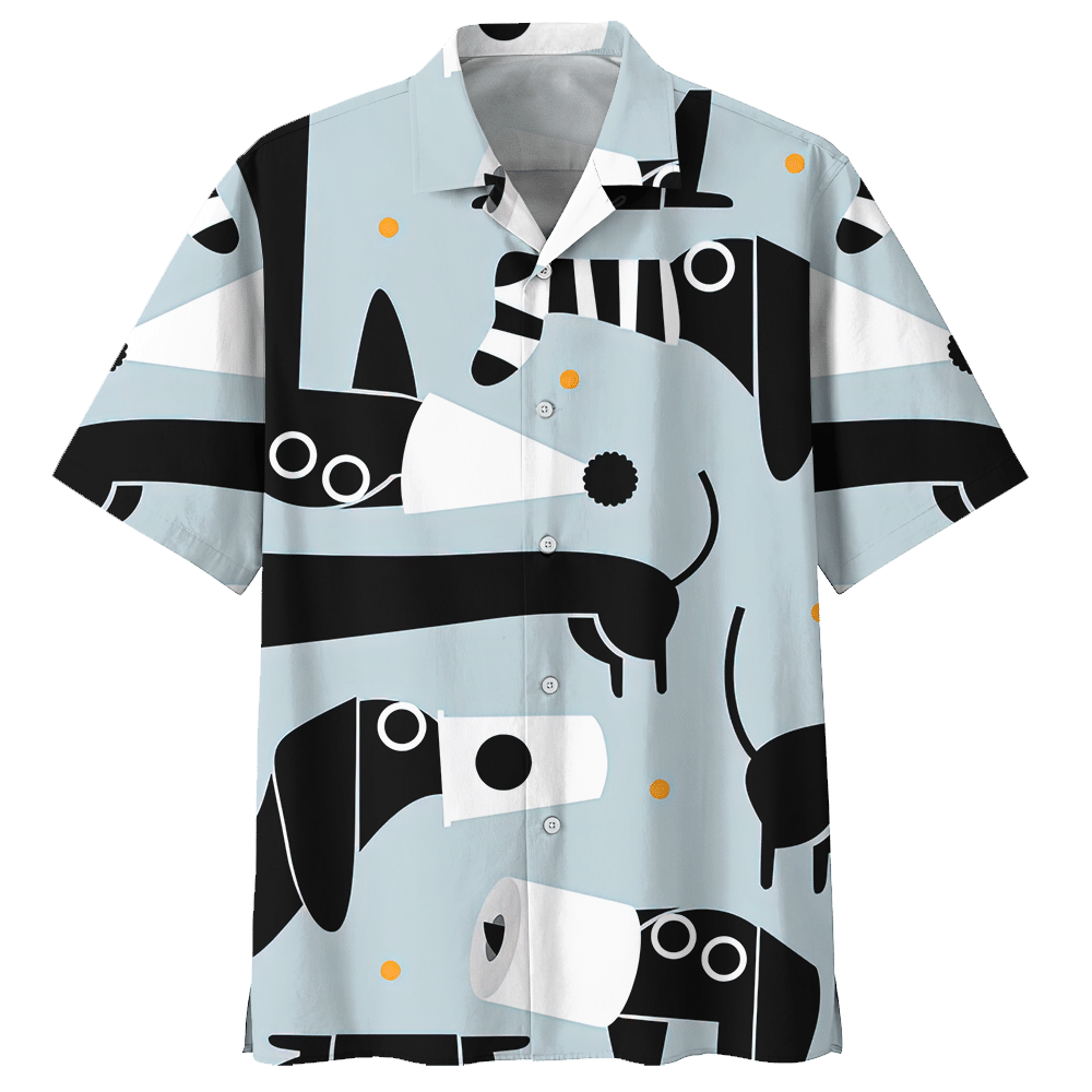 Dachshund Blue High Quality Unisex Hawaiian Shirt For Men And Women Dhc17062938