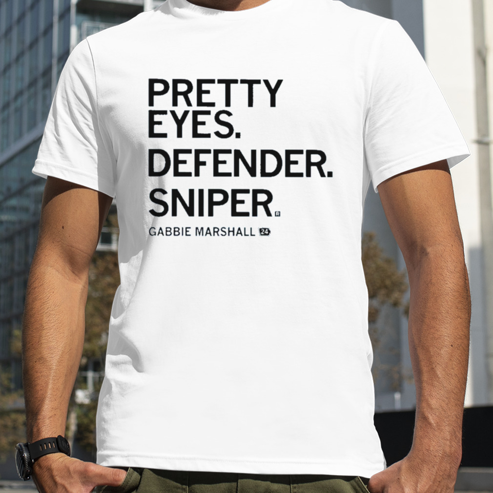 Gabbie Marshall Pretty Eyes Defender Sniper Shirt