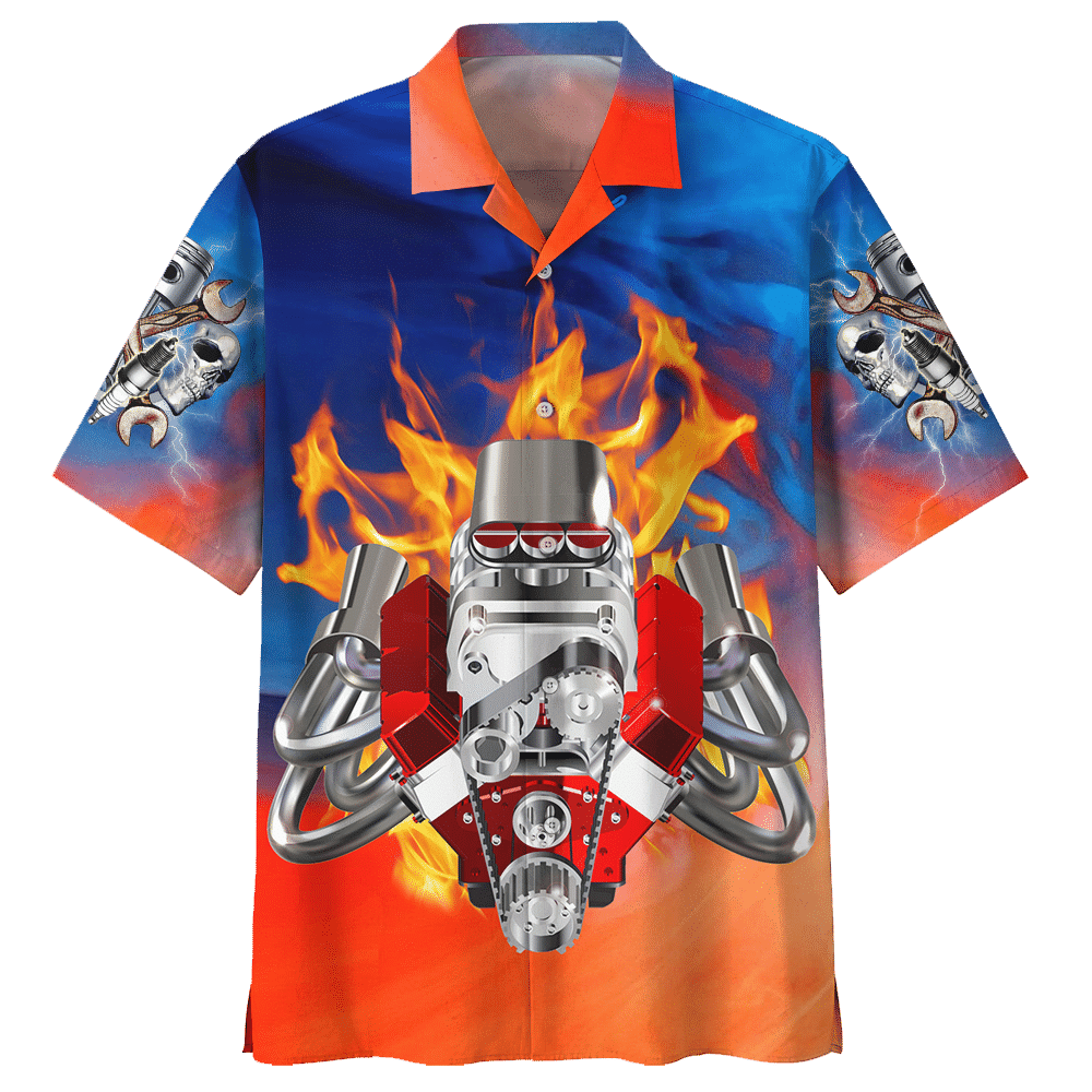 Hot Rod  Blue Amazing Design Unisex Hawaiian Shirt For Men And Women Dhc17062656