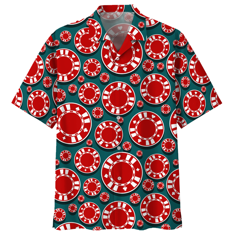 Poker Blue High Quality Unisex Hawaiian Shirt For Men And Women Dhc17062848
