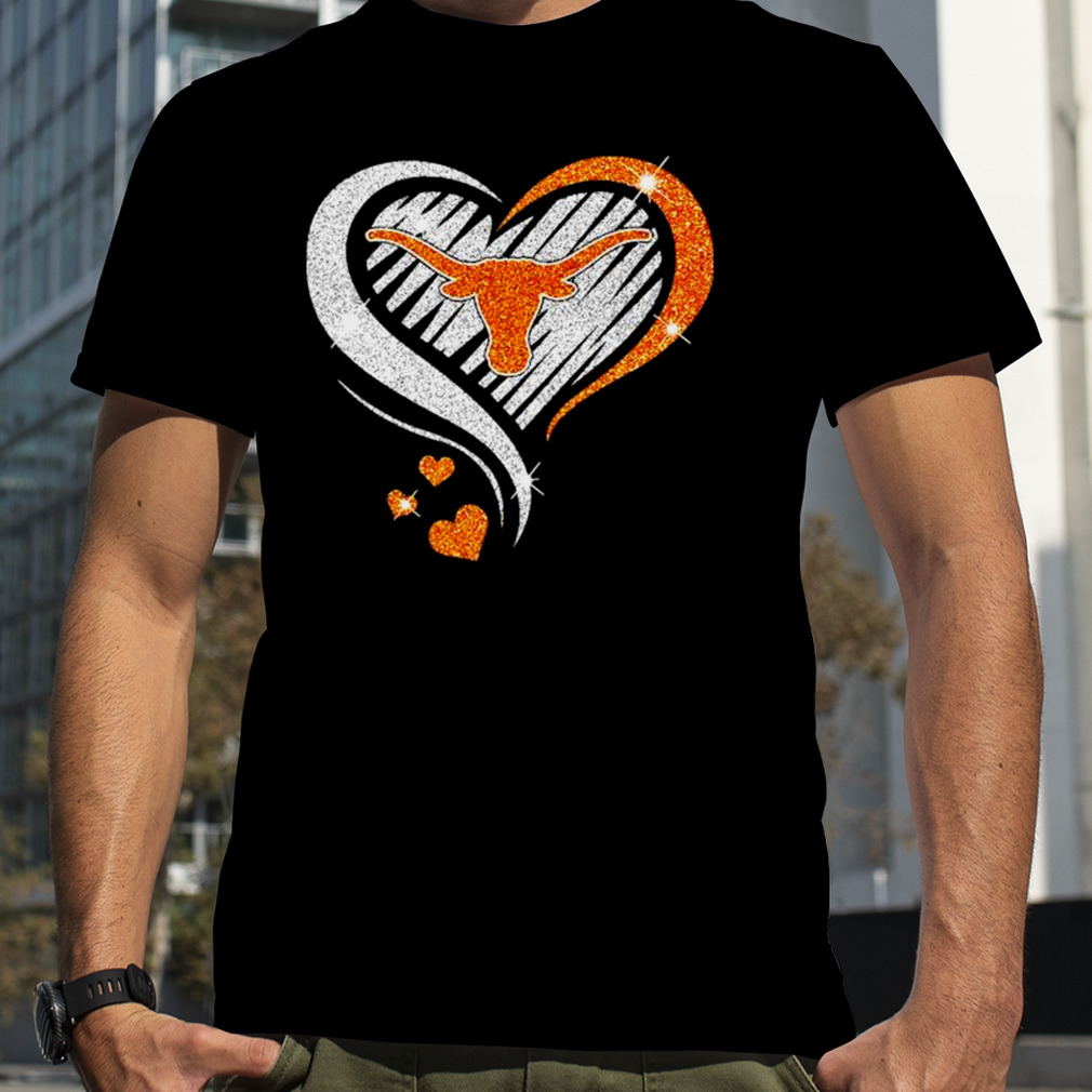 Texas Longhorns basketball Love Heart diamond 2023 NCAA shirt