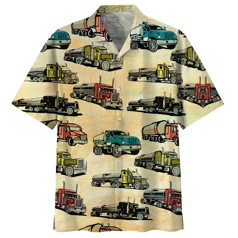 Trucker  Tan High Quality Unisex Hawaiian Shirt For Men And Women Dhc17062950