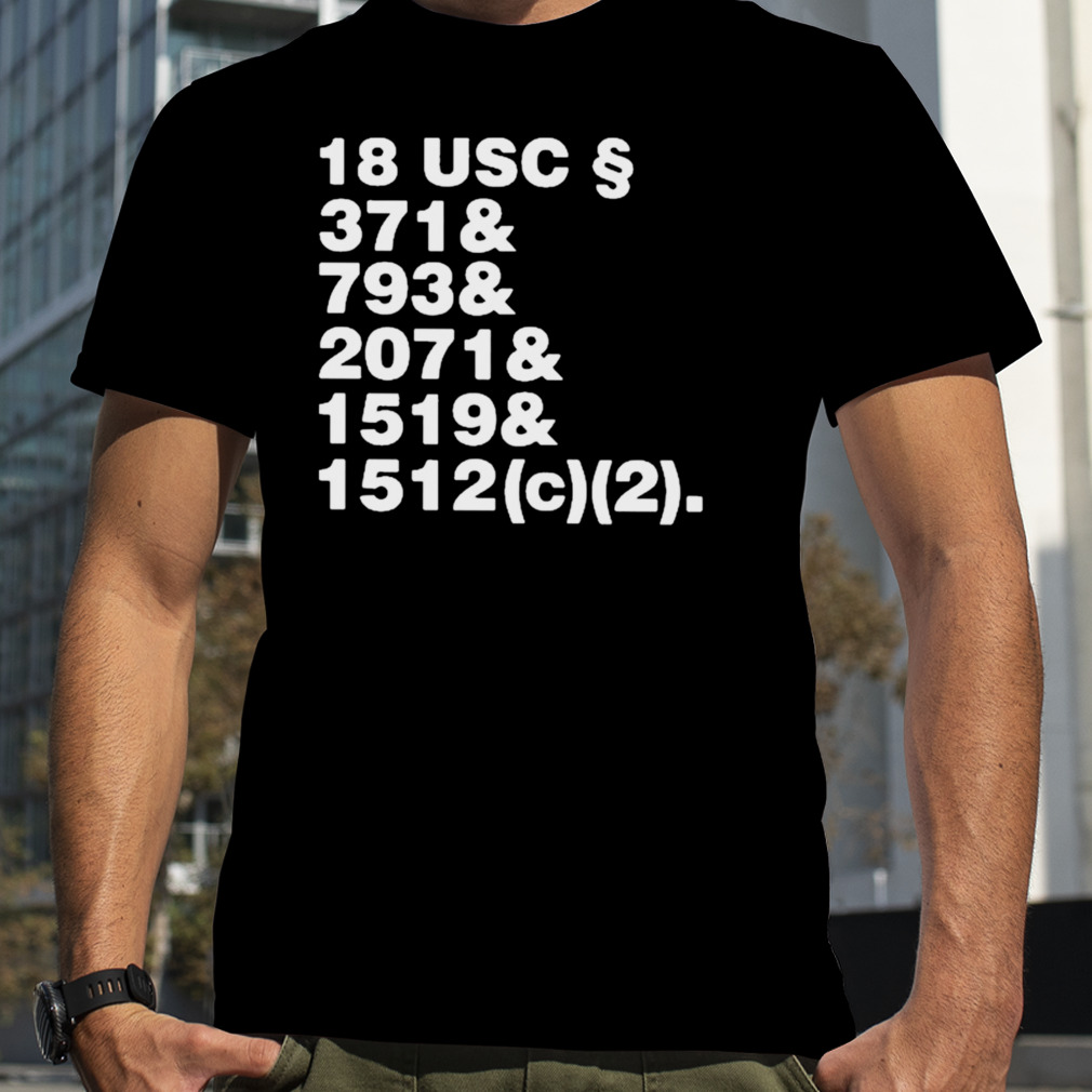 18 usc 371& 793& 2071& 1519& 1512(c)(2) T-shirt