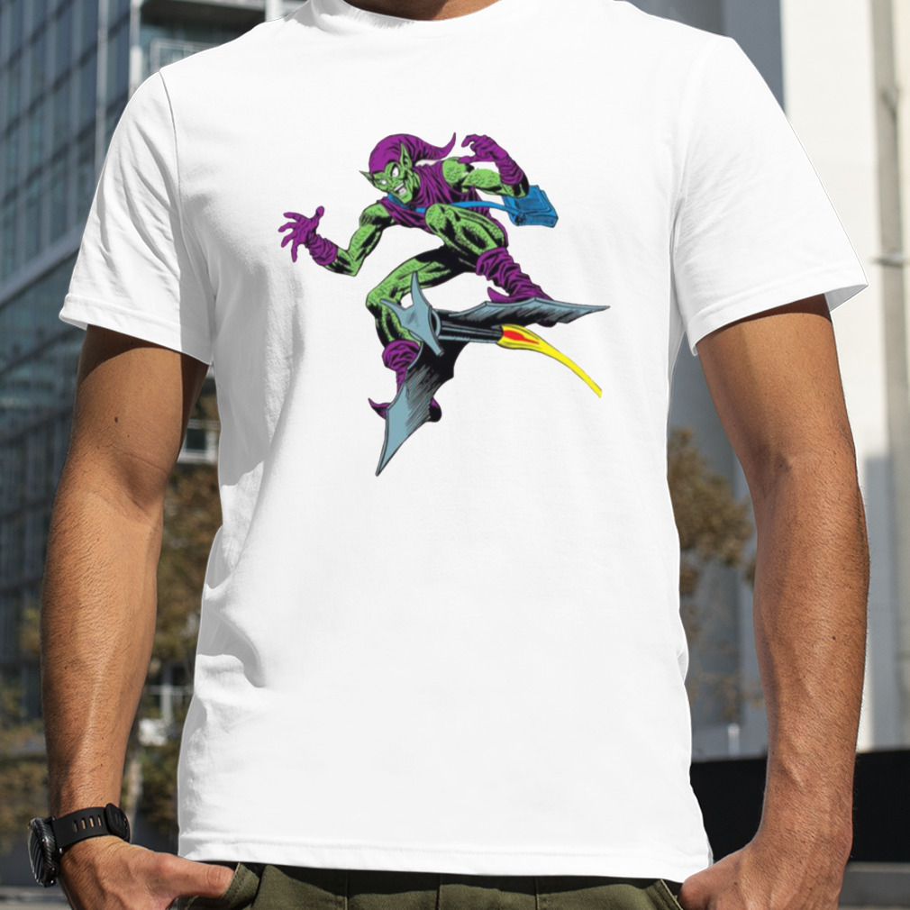 Goblin Rides Marvel Villain shirt