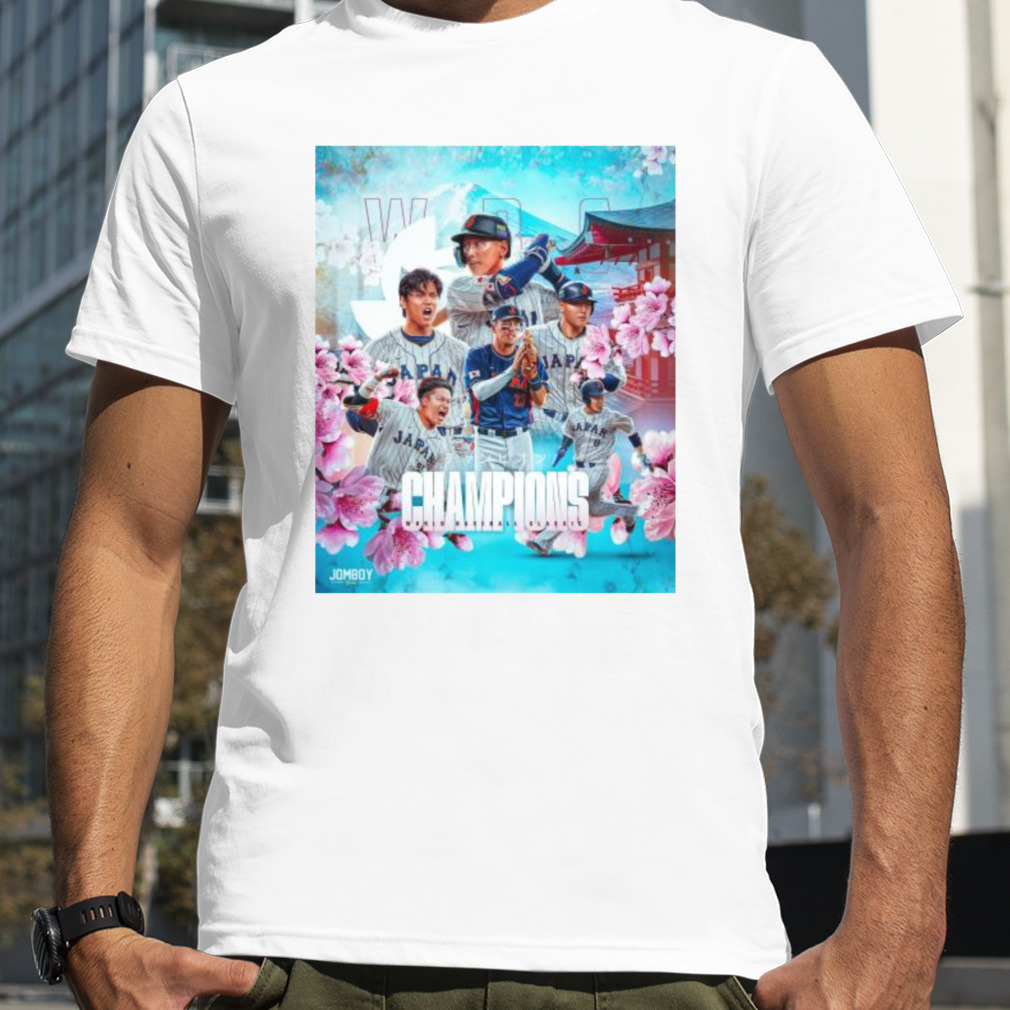 Team Japan 2023 World Baseball Classic Champions poster shirt