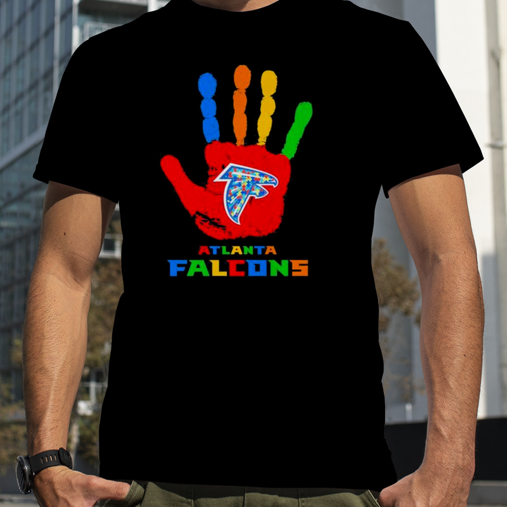 Atlanta Falcons Hand Autism 2023 NFL shirt