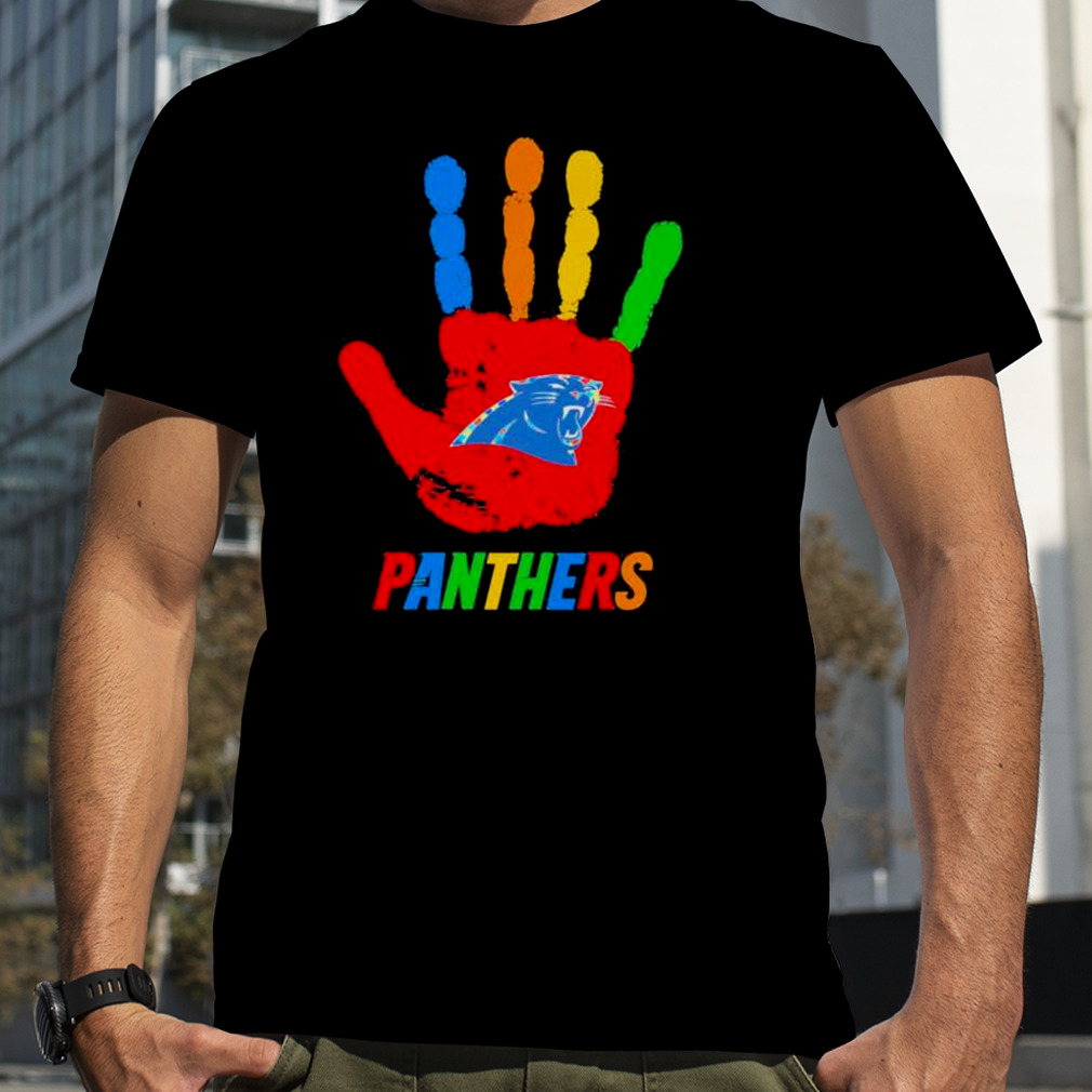 Carolina Panthers Hand Autism 2023 NFL shirt