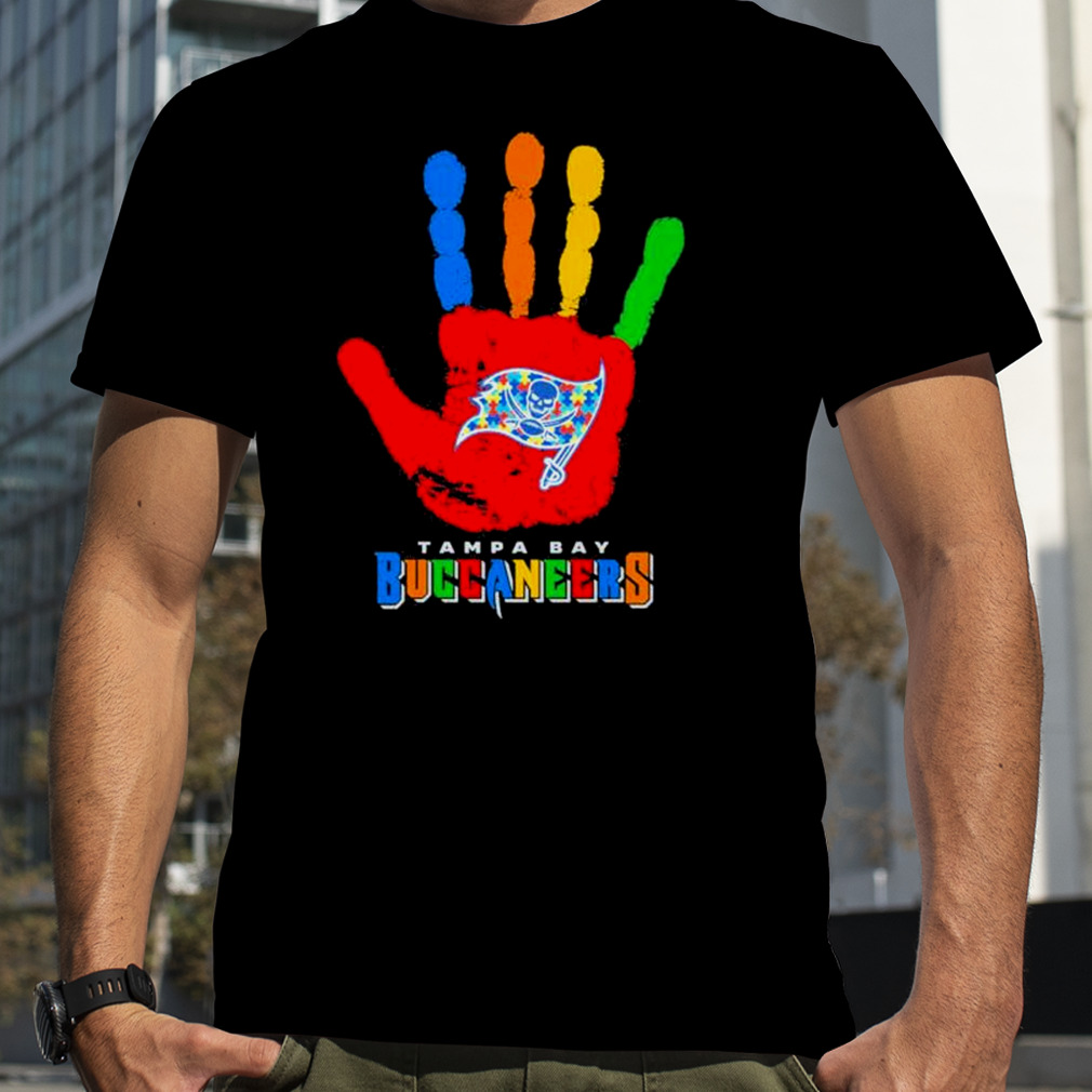 Tampa Bay Buccaneers Hand Autism 2023 NFL shirt