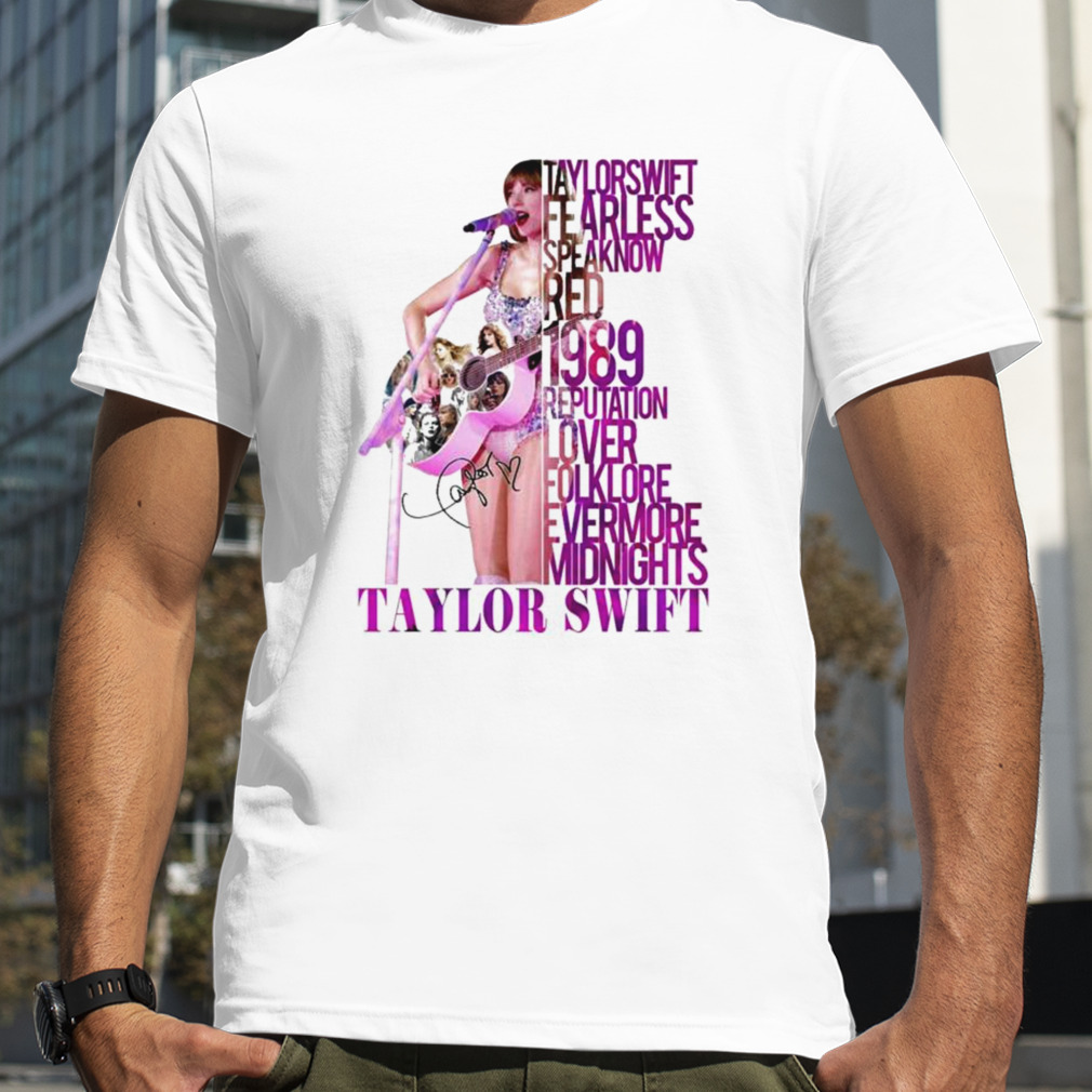 Taylor fearless speak now red 1989 reputation lover folklore evermore midnights Swift shirt