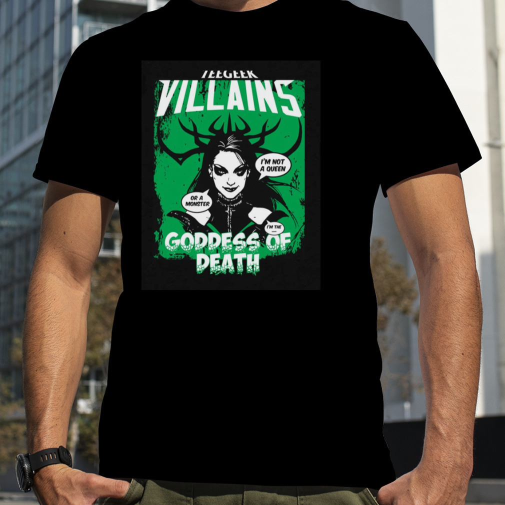 Teegeek Villain Hela Marvel Villain shirt