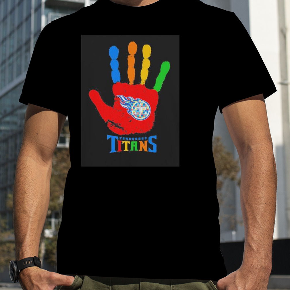 Tennessee Titans Hand Autism 2023 NFL shirt