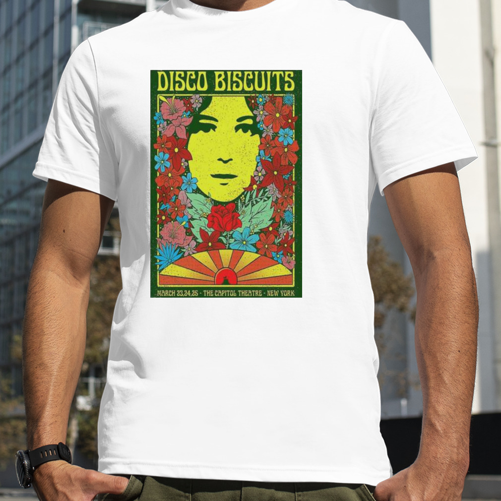 The Disco Biscuits March 23+24+25 2023 New York Poster shirt