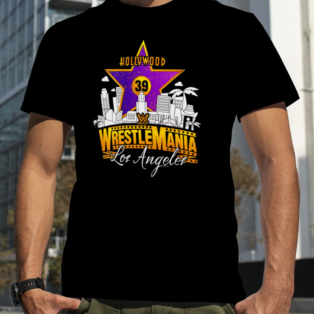 WWE WrestleMania 39 Purple Star Los Angeles shirt