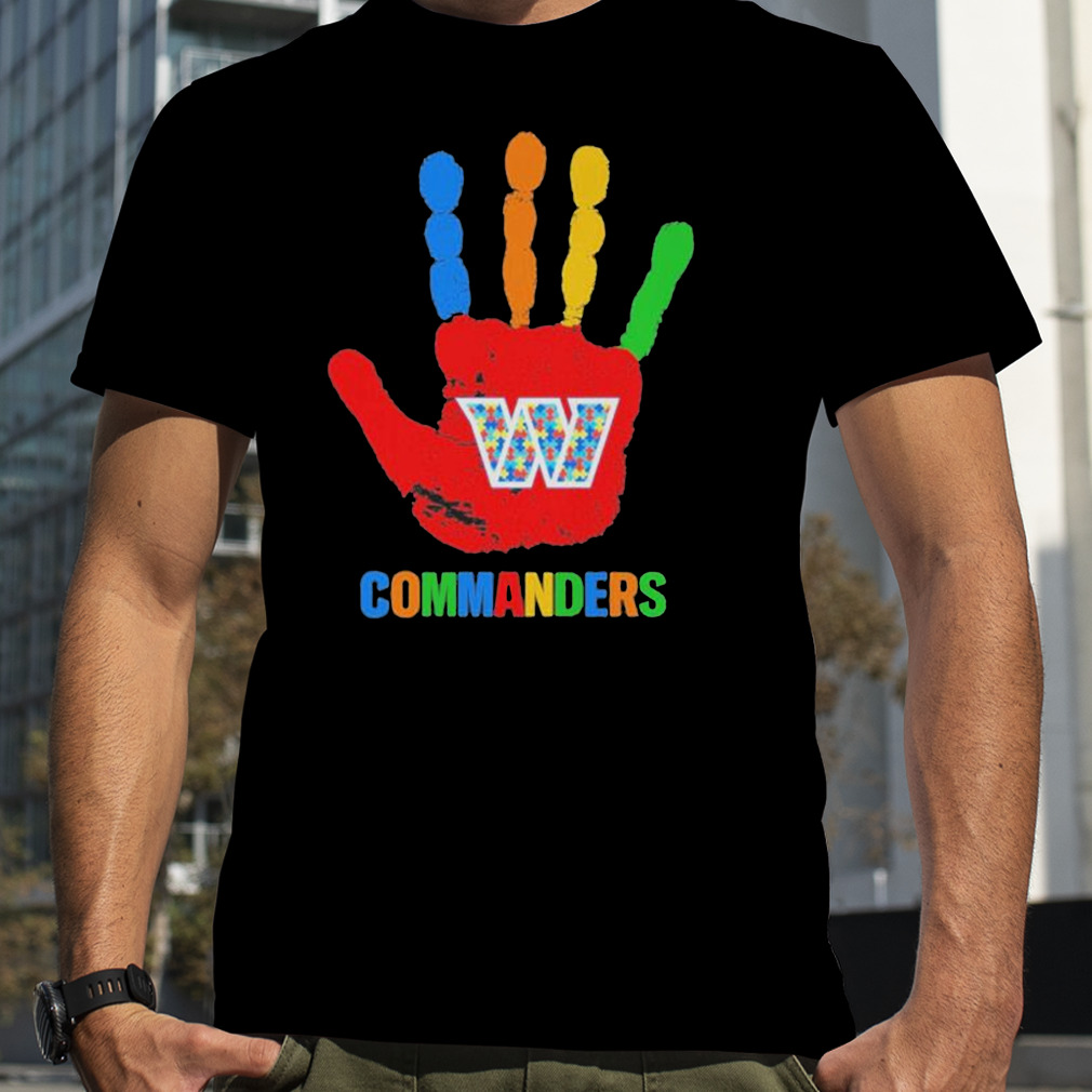 Washington Commanders Hand Autism 2023 NFL shirt