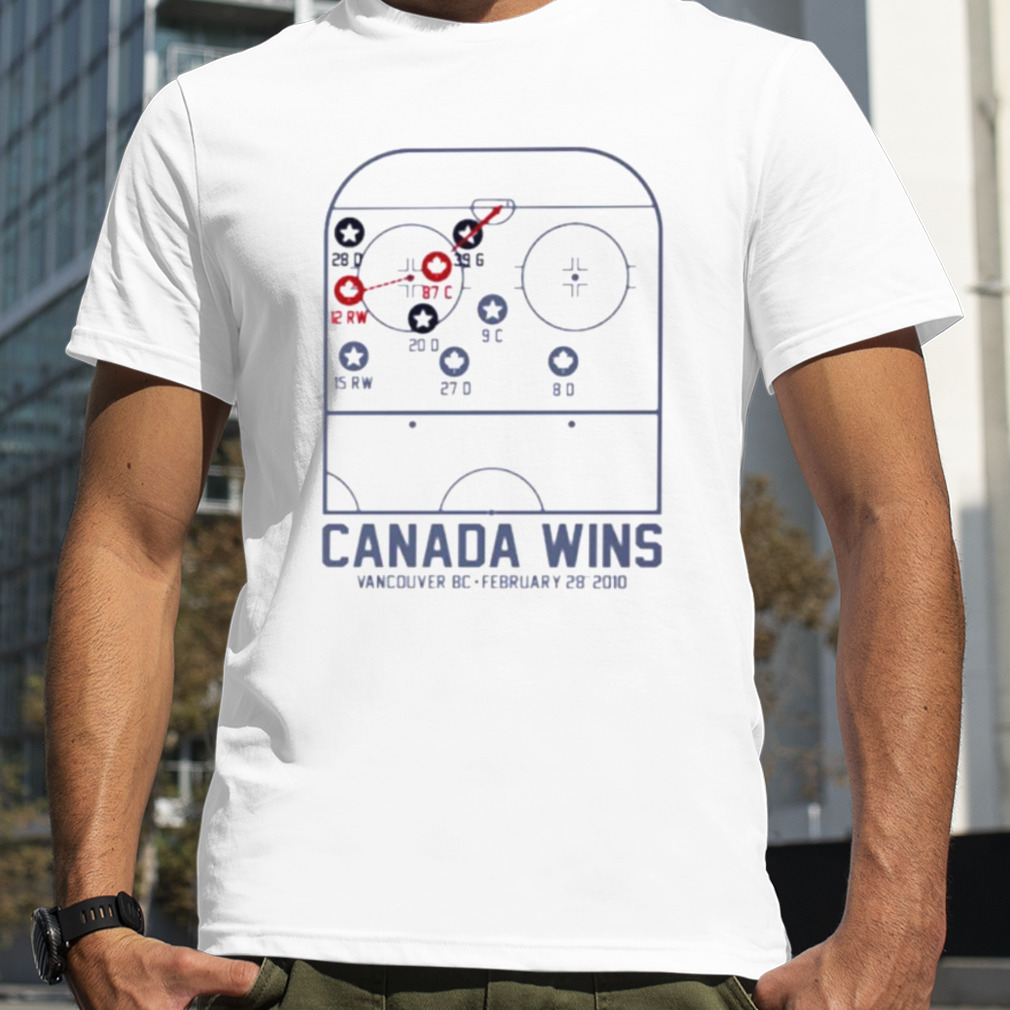 Canada Wins hockey shirt