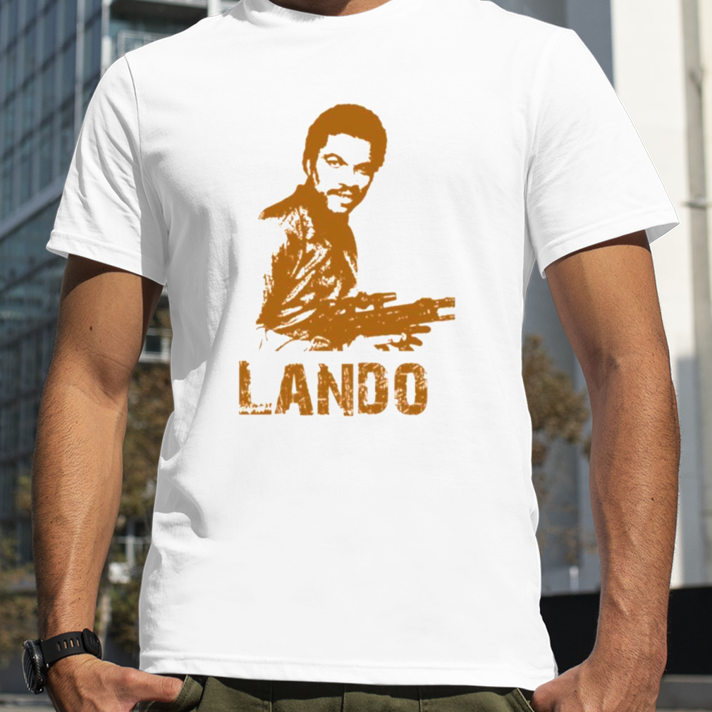 Lando Aesthetic Portrait Lando Calrissian Star Wars shirt