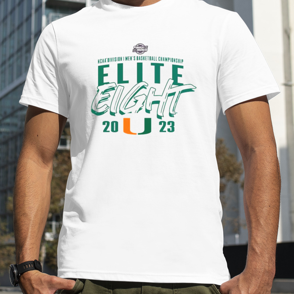 Miami Hurricanes 2023 NCAA Men’s Basketball Tournament March Madness Elite Eight Team T-Shirt