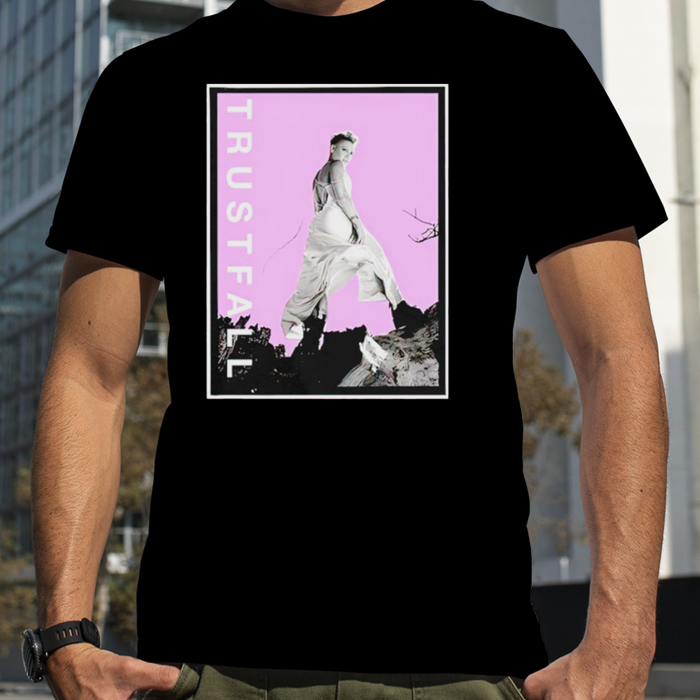 Pink Alecia trustfall shirt