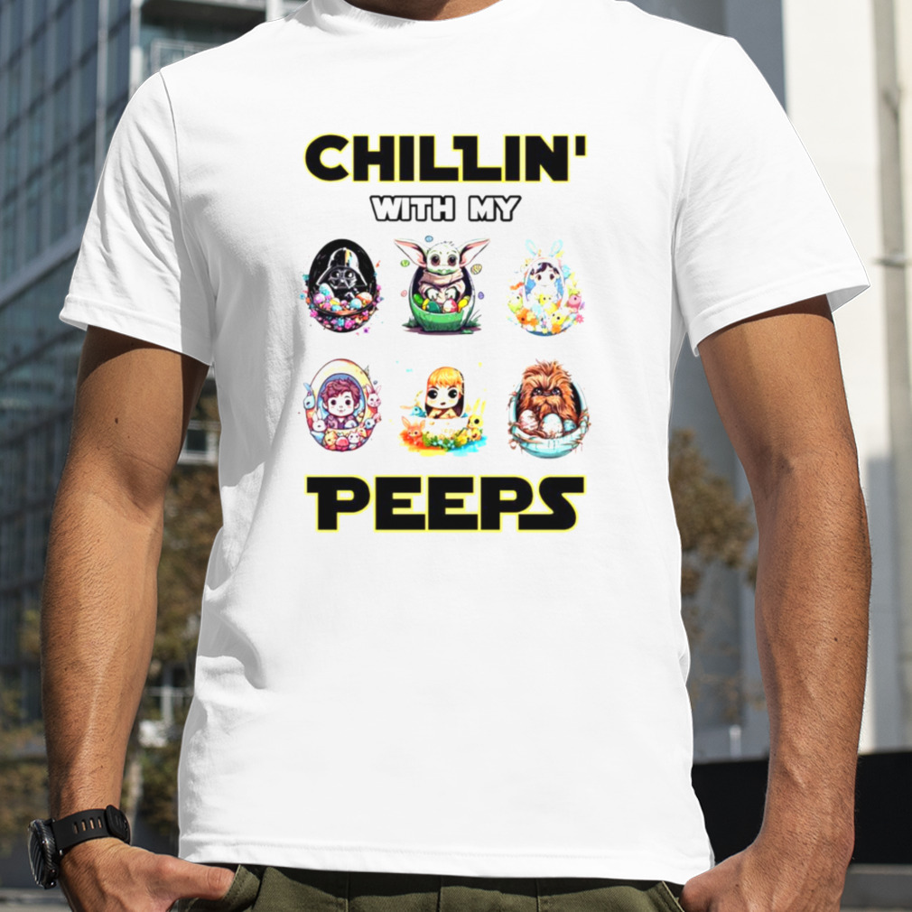 Baby Yoda Chillin’ with my peeps shirt