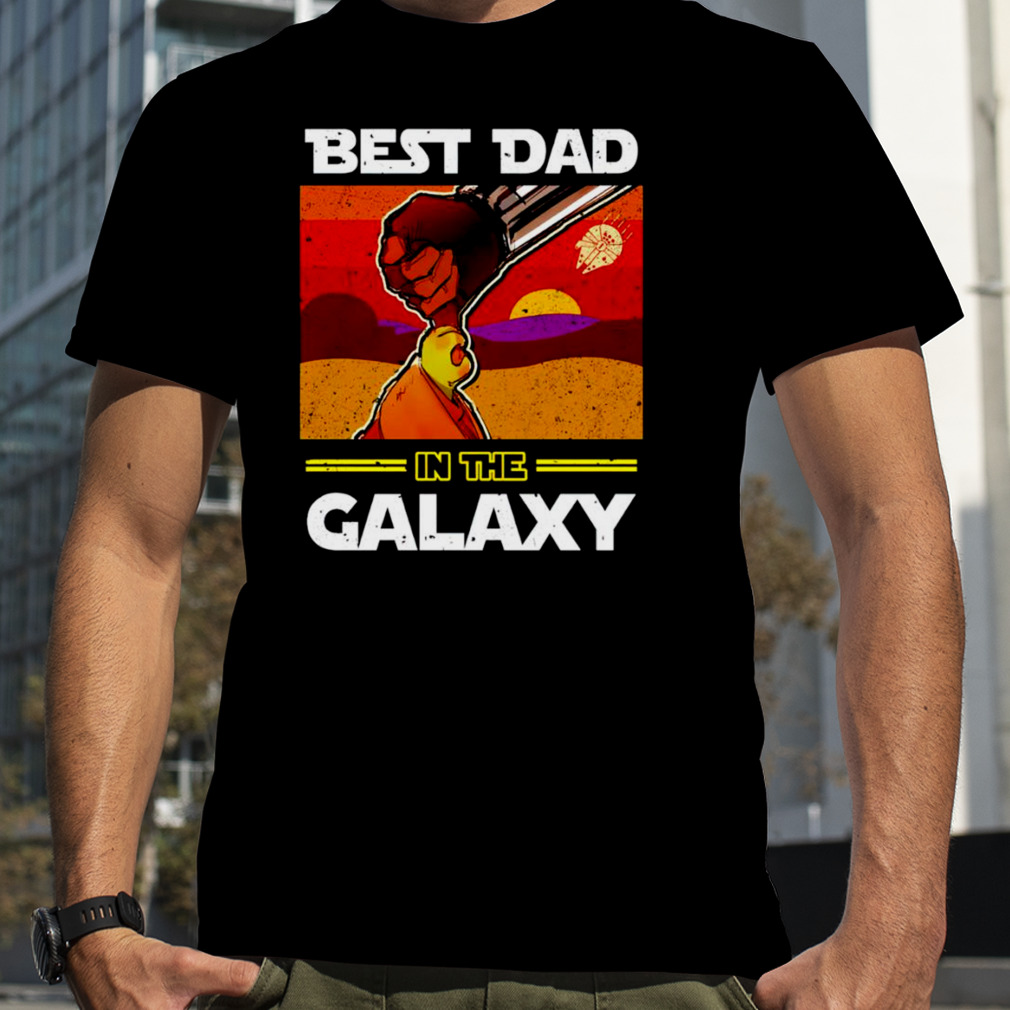 Best dad in the Galaxy vintage shirt