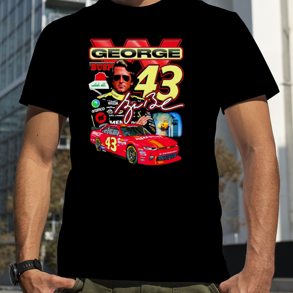 George W. Bush 43 Racing signature shirt