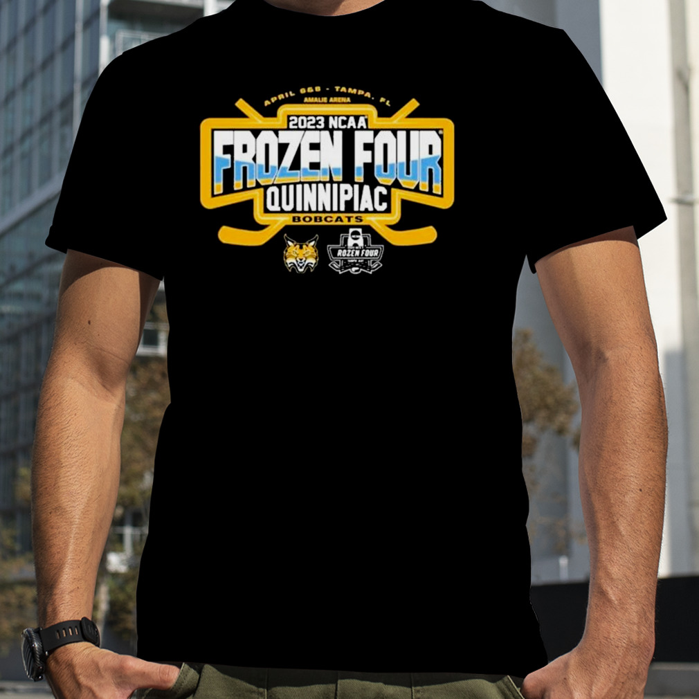 Quinnipiac Bobcats University Men’s Hockey 2023 NCAA Frozen Four Shirt