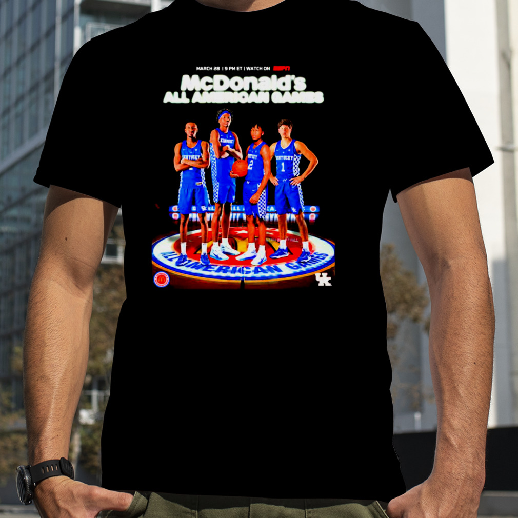 Kentucky Wildcats McDonald’s all American games shirt