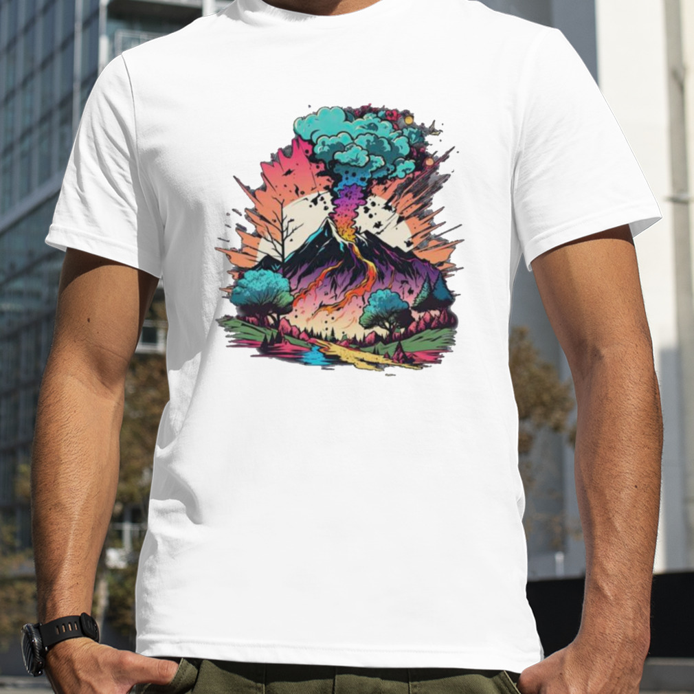 Gunung Njeblug Baseball Shirt