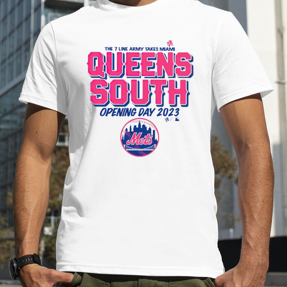 New York Mets the 7 line army takes Miami queens south opening day 2023 shirt