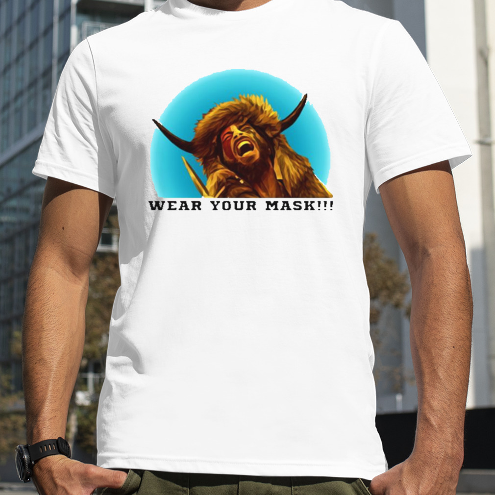 Q Shaman Please Wear Your Mask Jake Angeli shirt