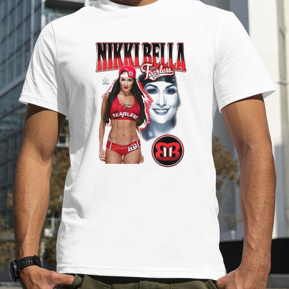wwe nikkI bella fearless nikkI full body vintage portrait shirt