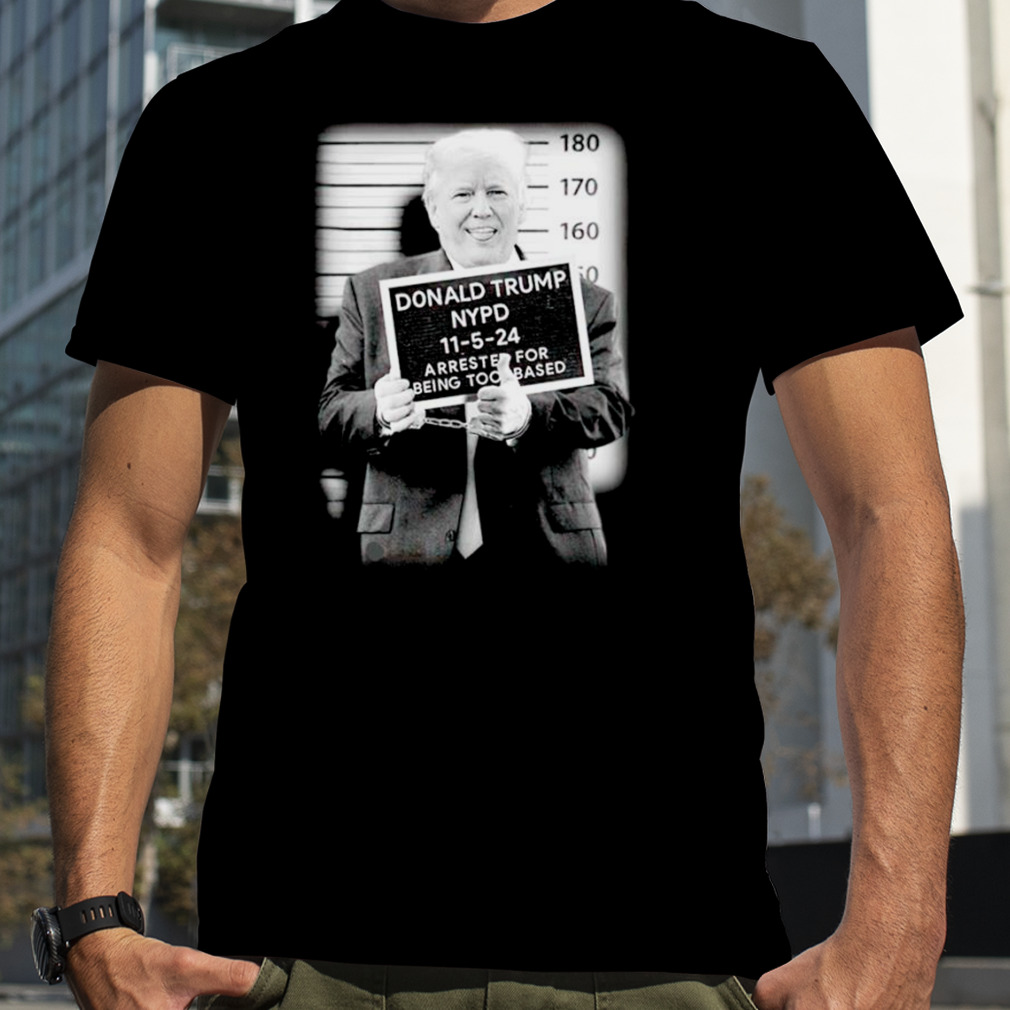 The Mugshoot Donald Trump NYPD shirt