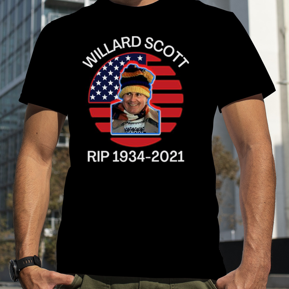 Willard Scott American Flag Portrait shirt