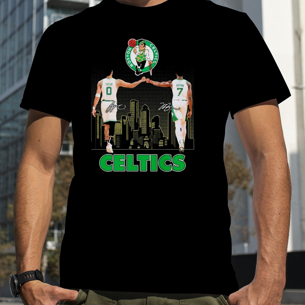 Celtics Tatum And Brown City Signature Boston Celtics Shirt