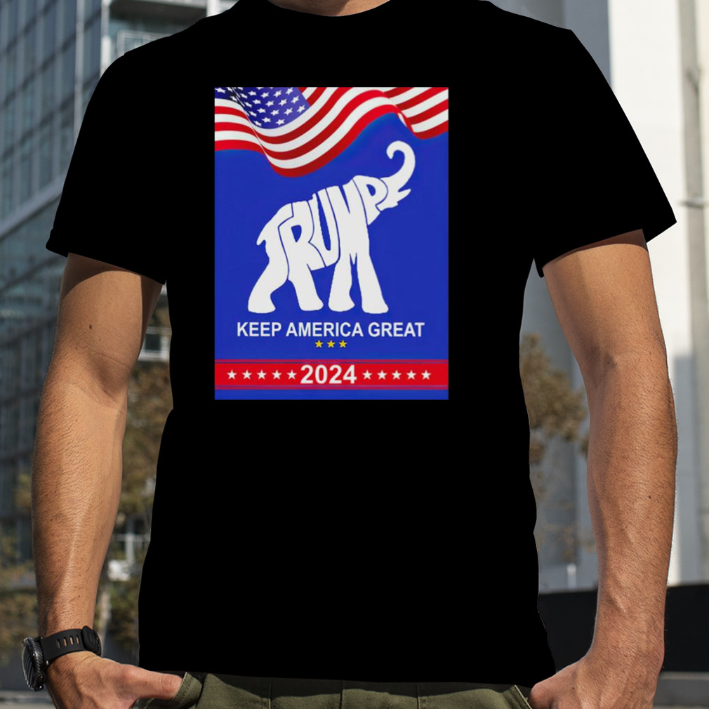Elephant Trump keep America great 2024 shirt