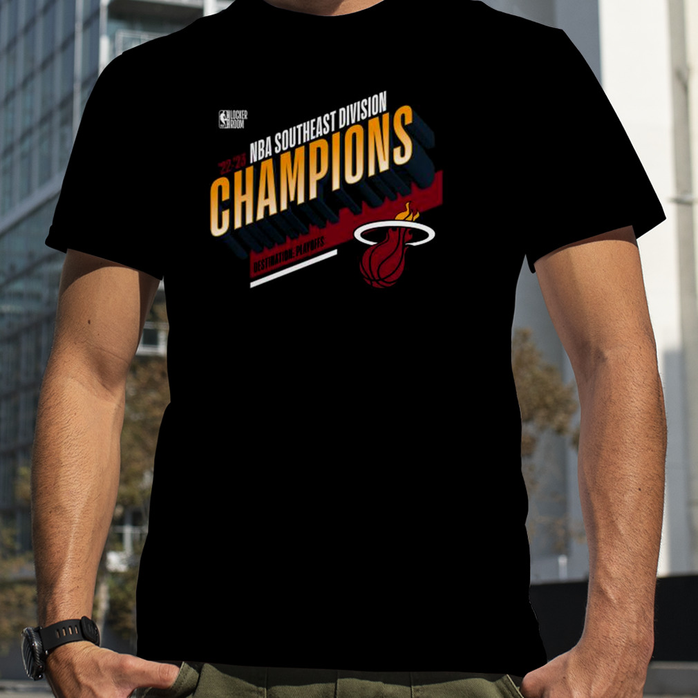 2023 Southeast Division Champions Miami Heat T-Shirt