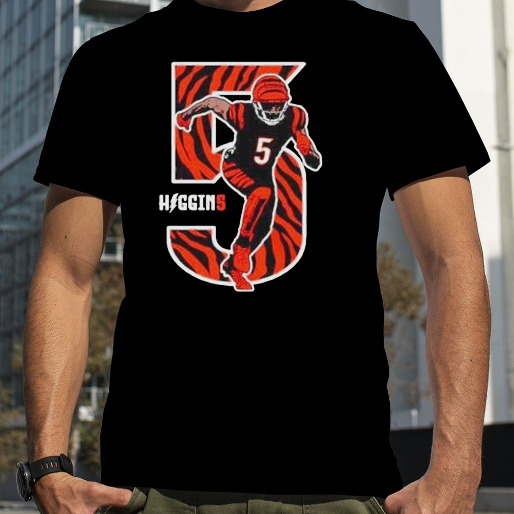 tee Higgin5 Cincinnati Bengals Number 5 shirt