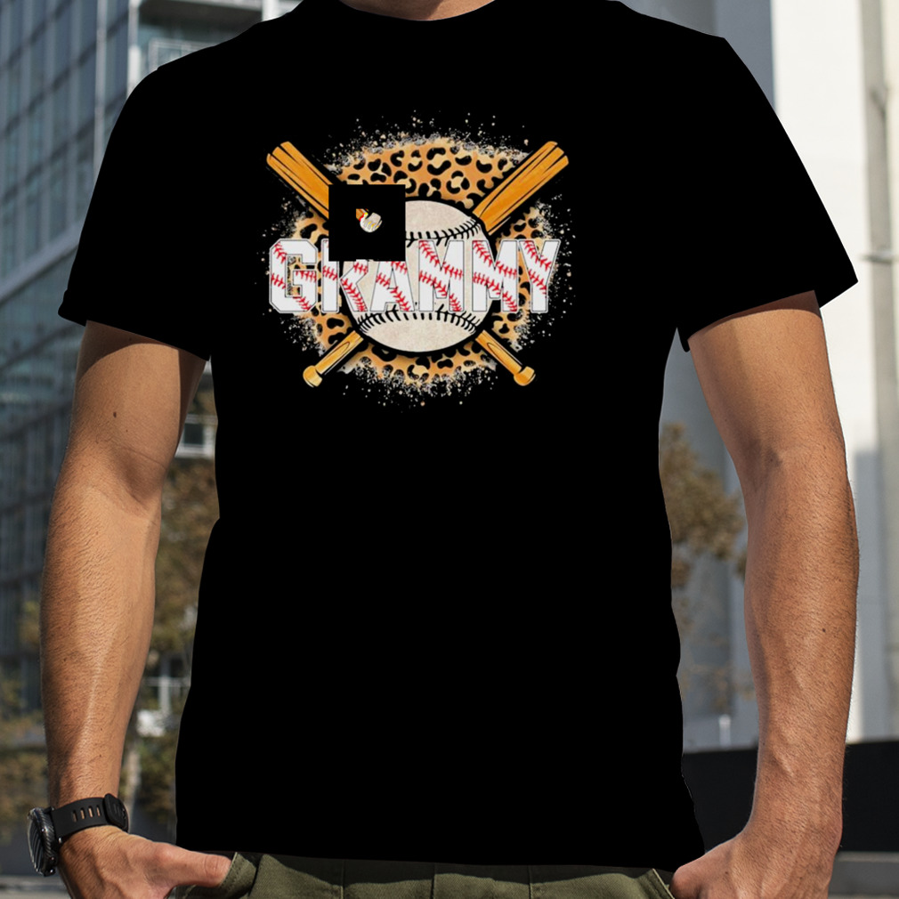 Leopard Baseball Bat Grammy Shirt