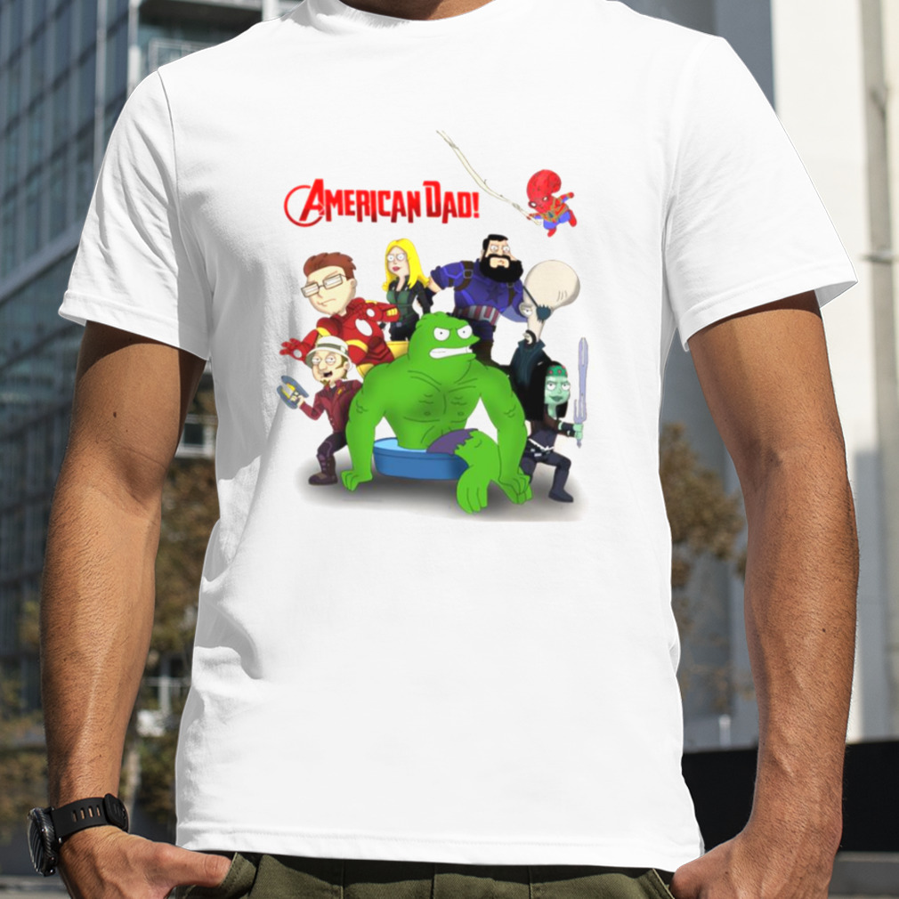 Funny Avengers Parody American Dad shirt