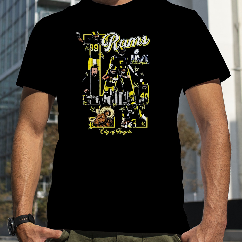 Los Angeles Rams City Of Angel Super Bowl LVI Champs Shirt