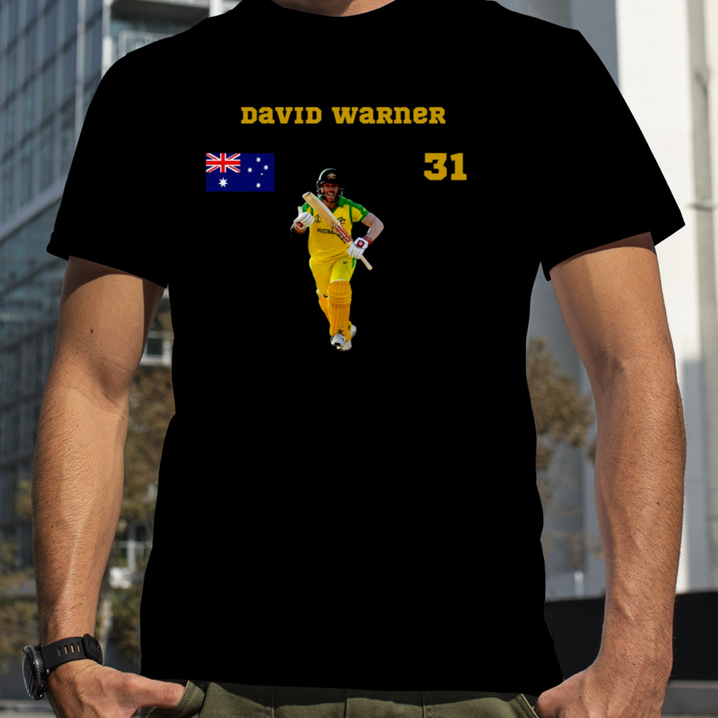 World Cup 2023 David Warner Batsman Australia Cricket T20 shirt