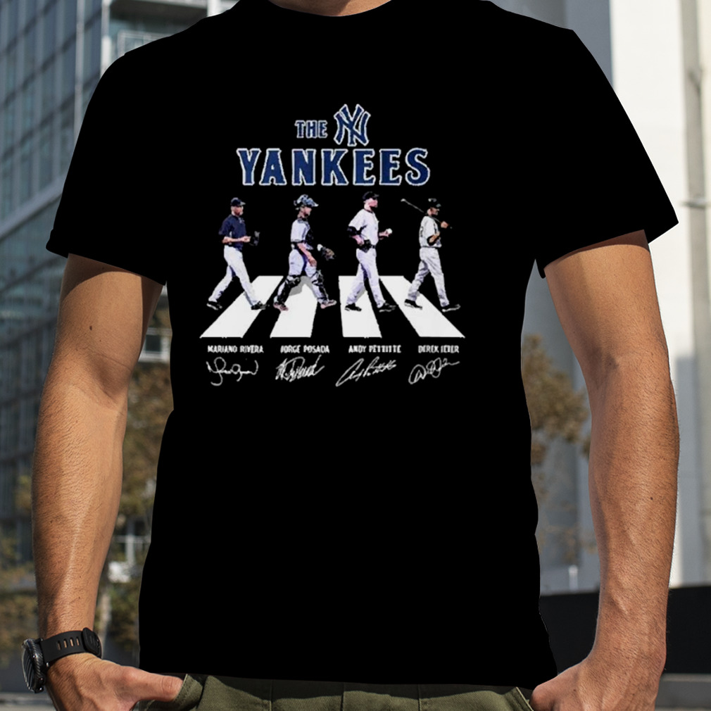 Funny The New York Yankees Abbey Road signatures 2021 shirt